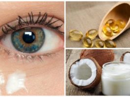 Натуральный крем на основе кокосового масла для кожи вокруг глаз